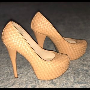 Faux Leather Platforms